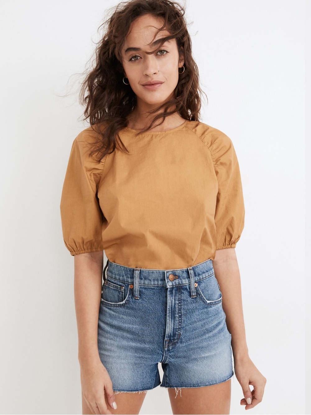 Madewell The Perfect Jean Short in Bartow Wash: TENCEL™ Denim Edition - Size 26